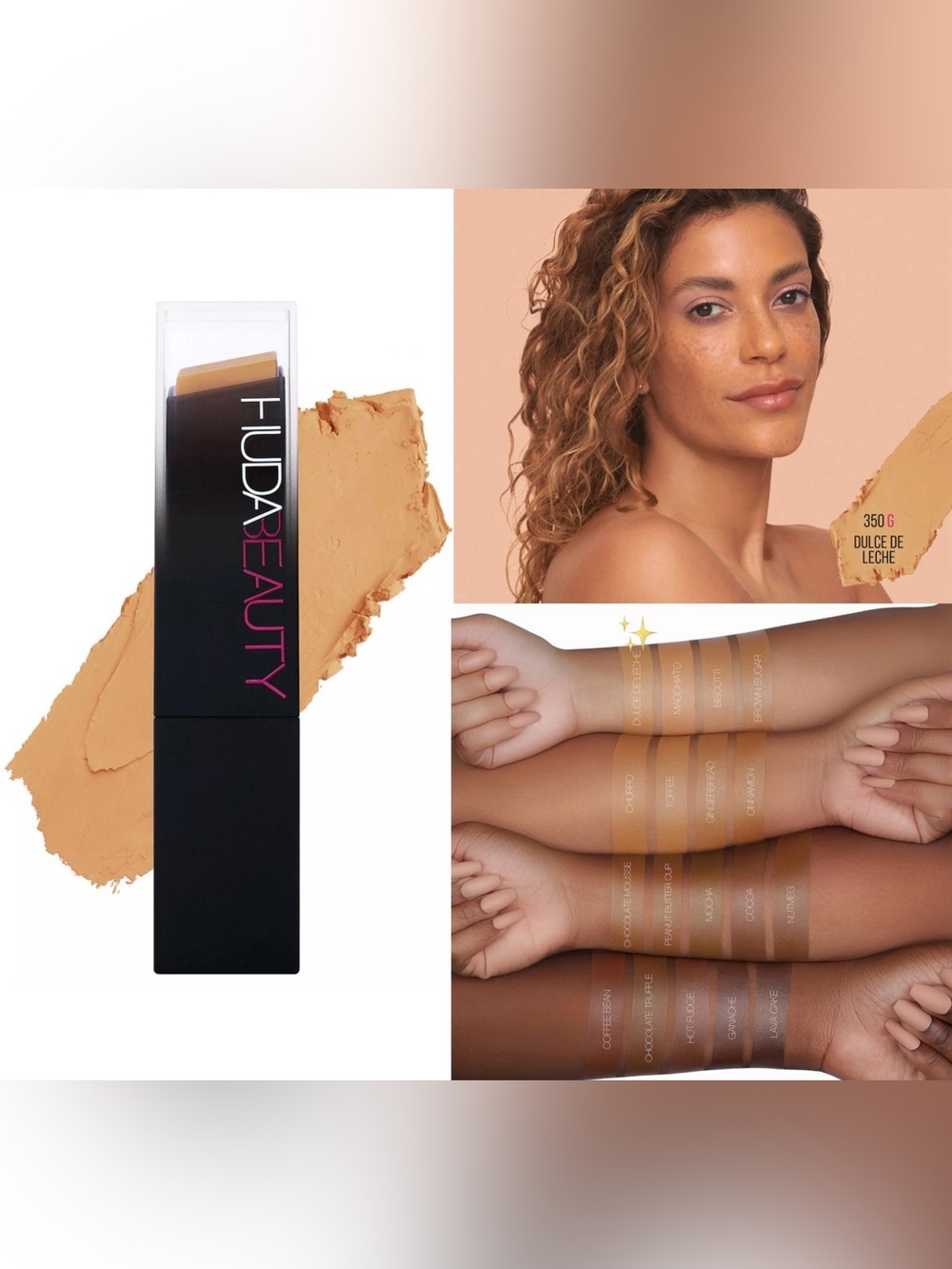 HUDA BEAUTY #FauxFilter Skin Finish Foundation Stick (Dulce De Leche) - Picture 4 of 4
